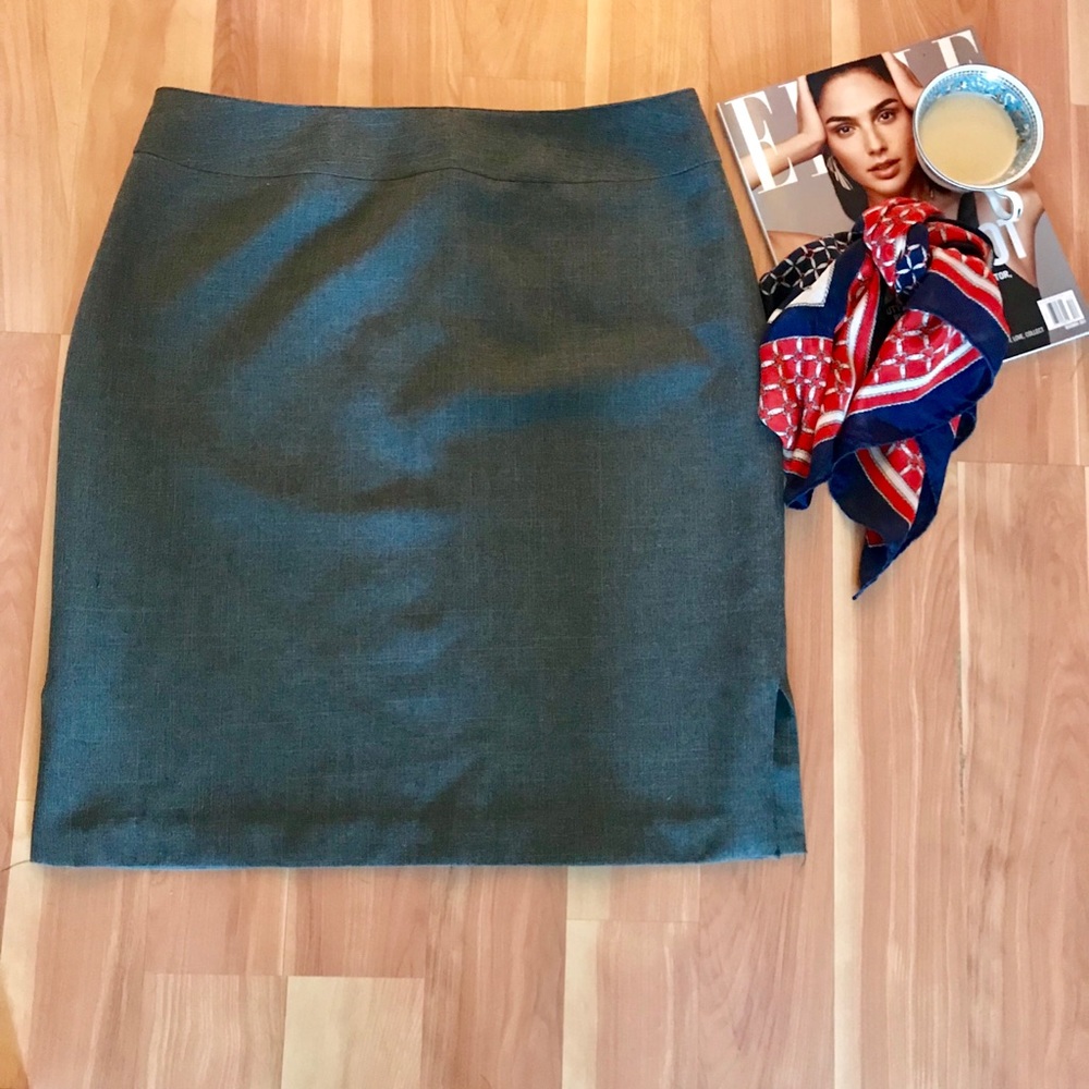 New without tags. Gray pencil skirt